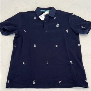 Adidas men’s golf shirt New with tags size M (small stain, see pics)